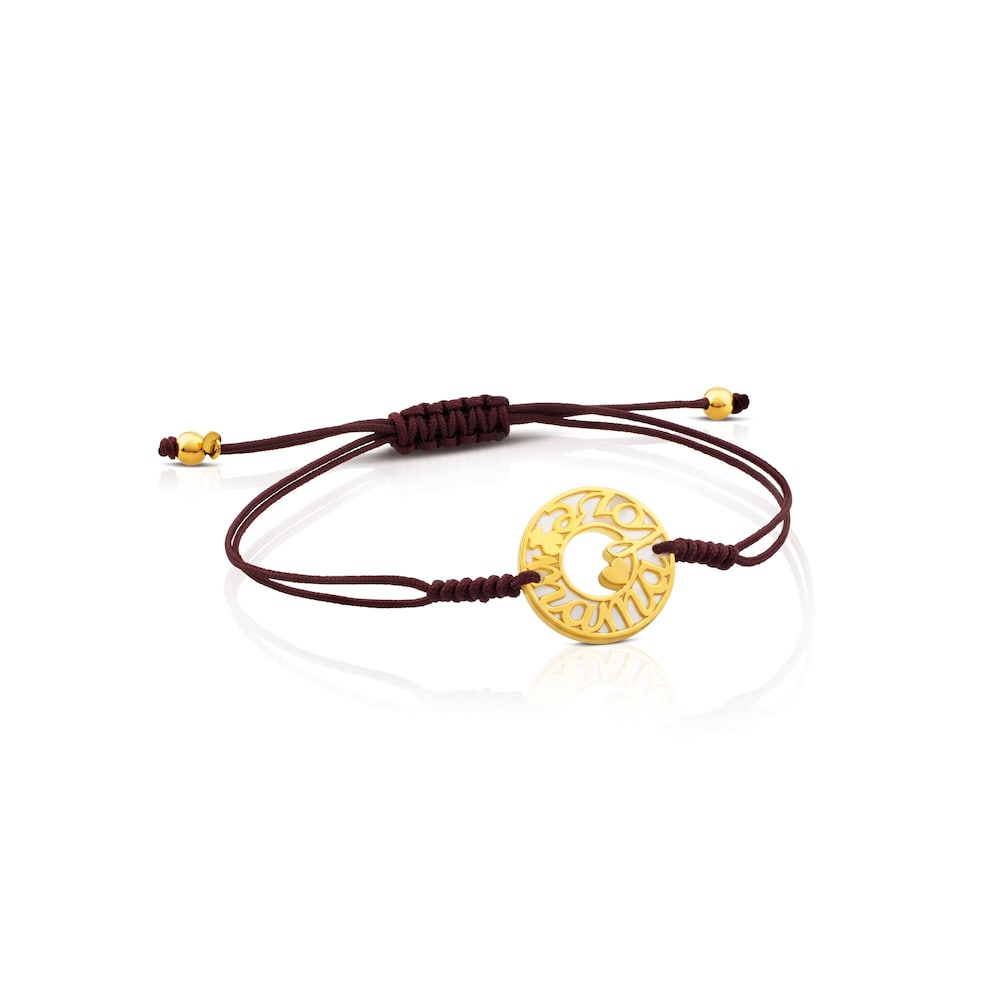 Pulsera TOUS Mama de Oro con N&aacute;car