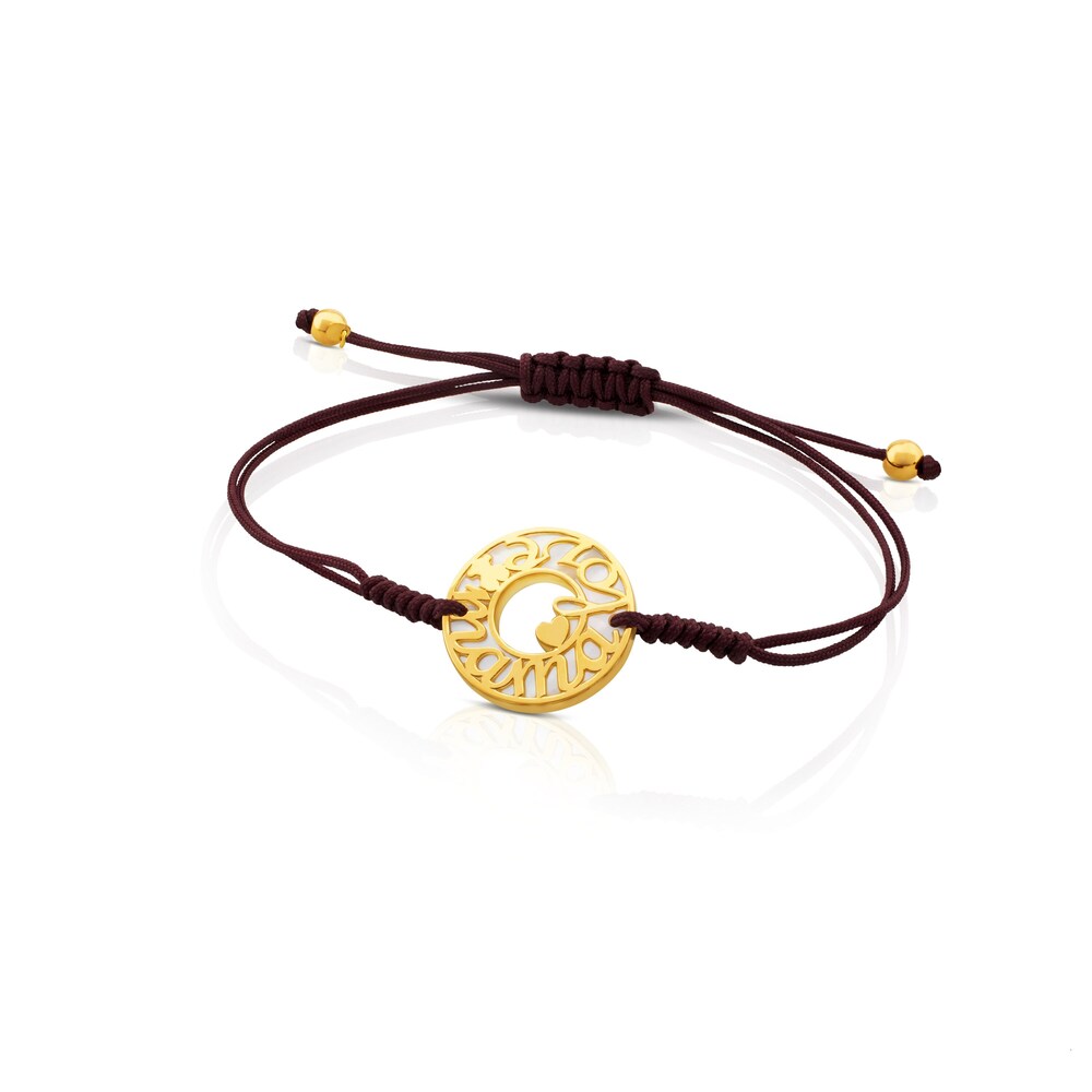 Pulsera TOUS Mama de Oro con N&aacute;car