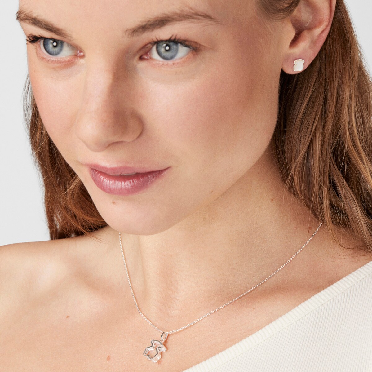 Collar de plata Galaxy