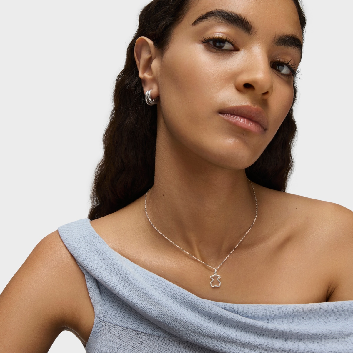 Collar de plata Galaxy