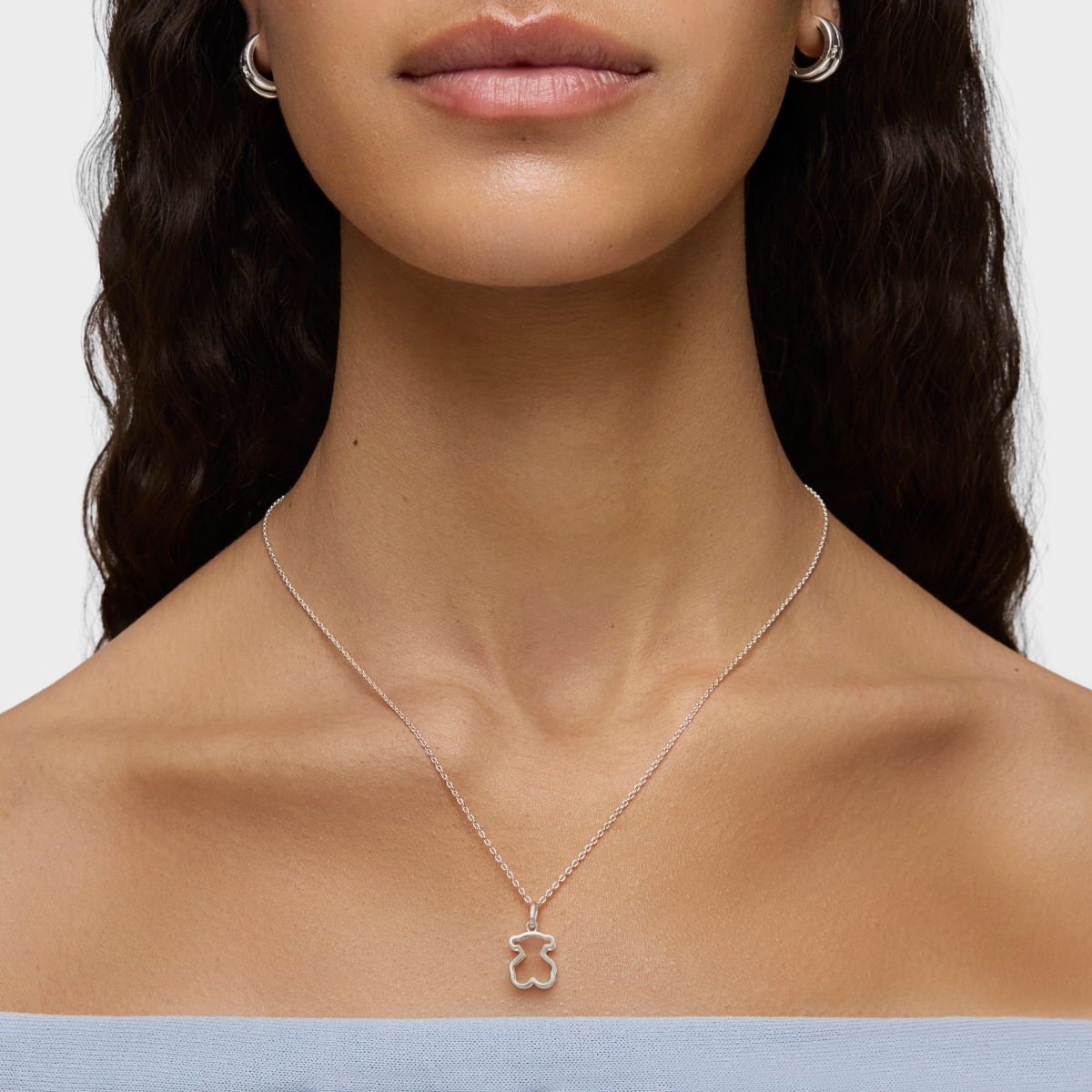 Collar de plata Galaxy
