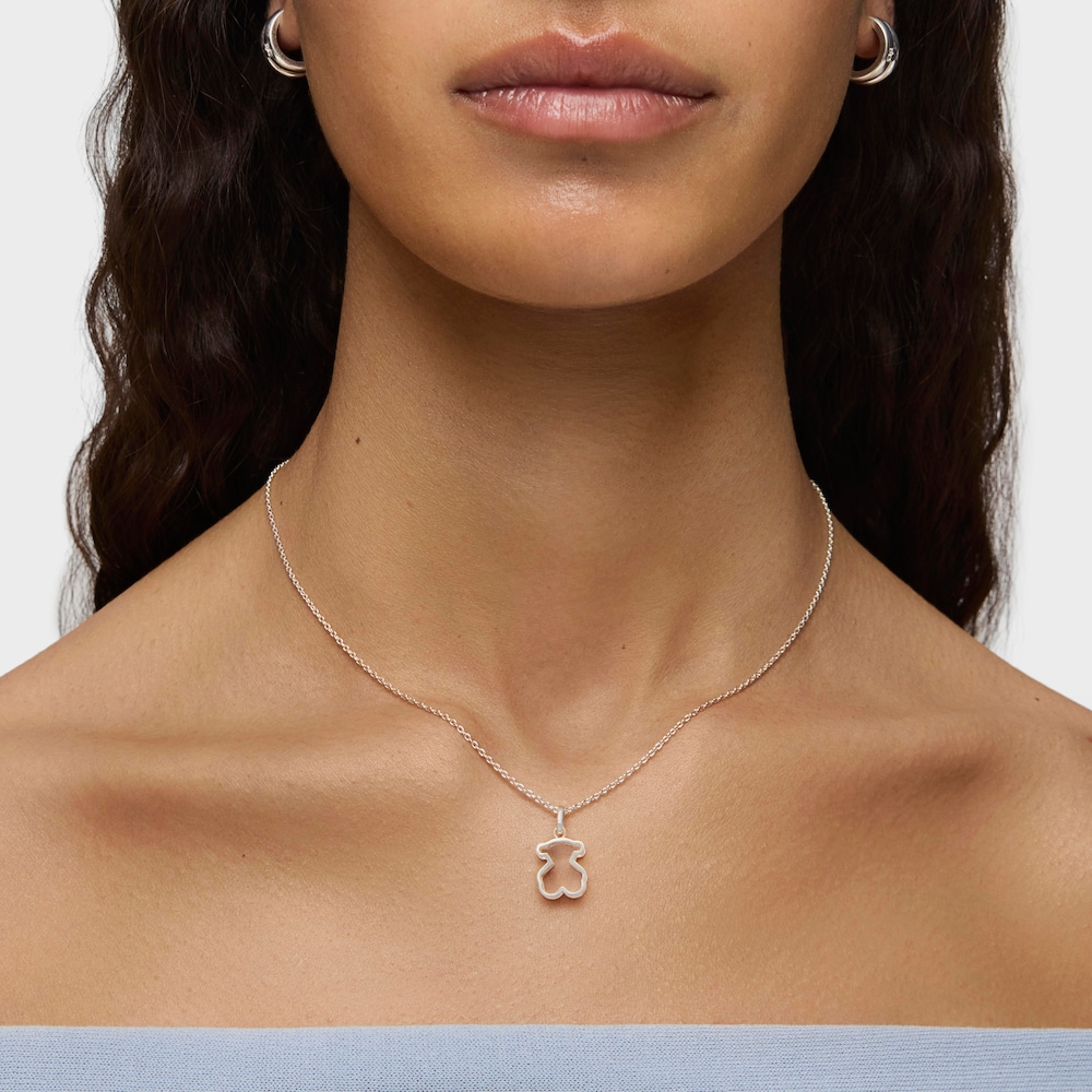 Collar de plata Galaxy