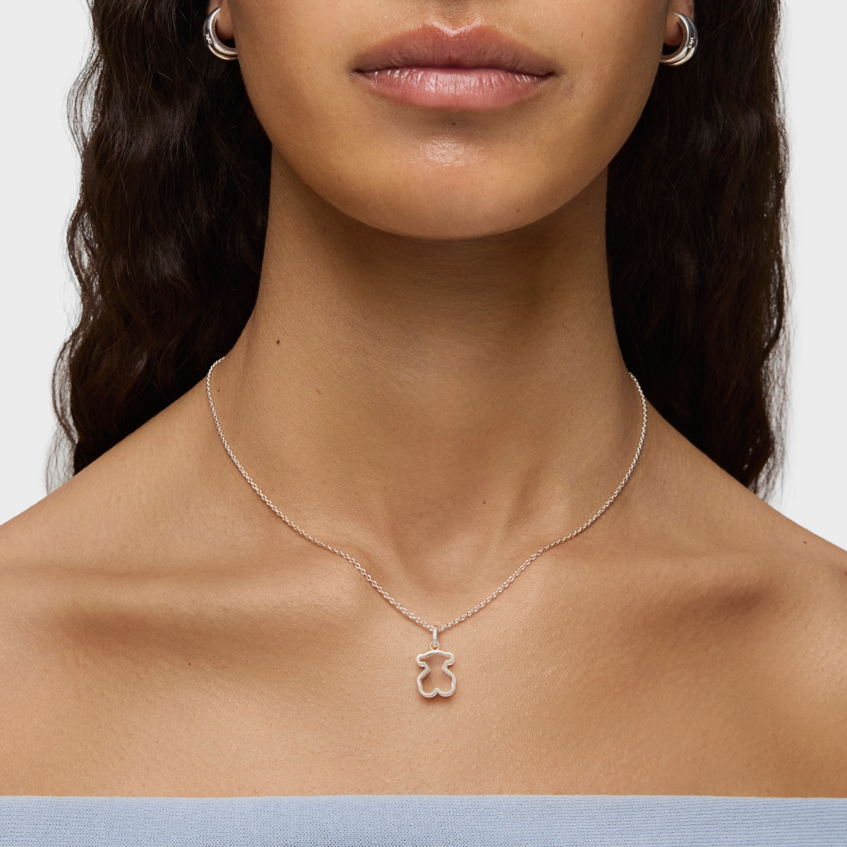 Collar de plata Galaxy