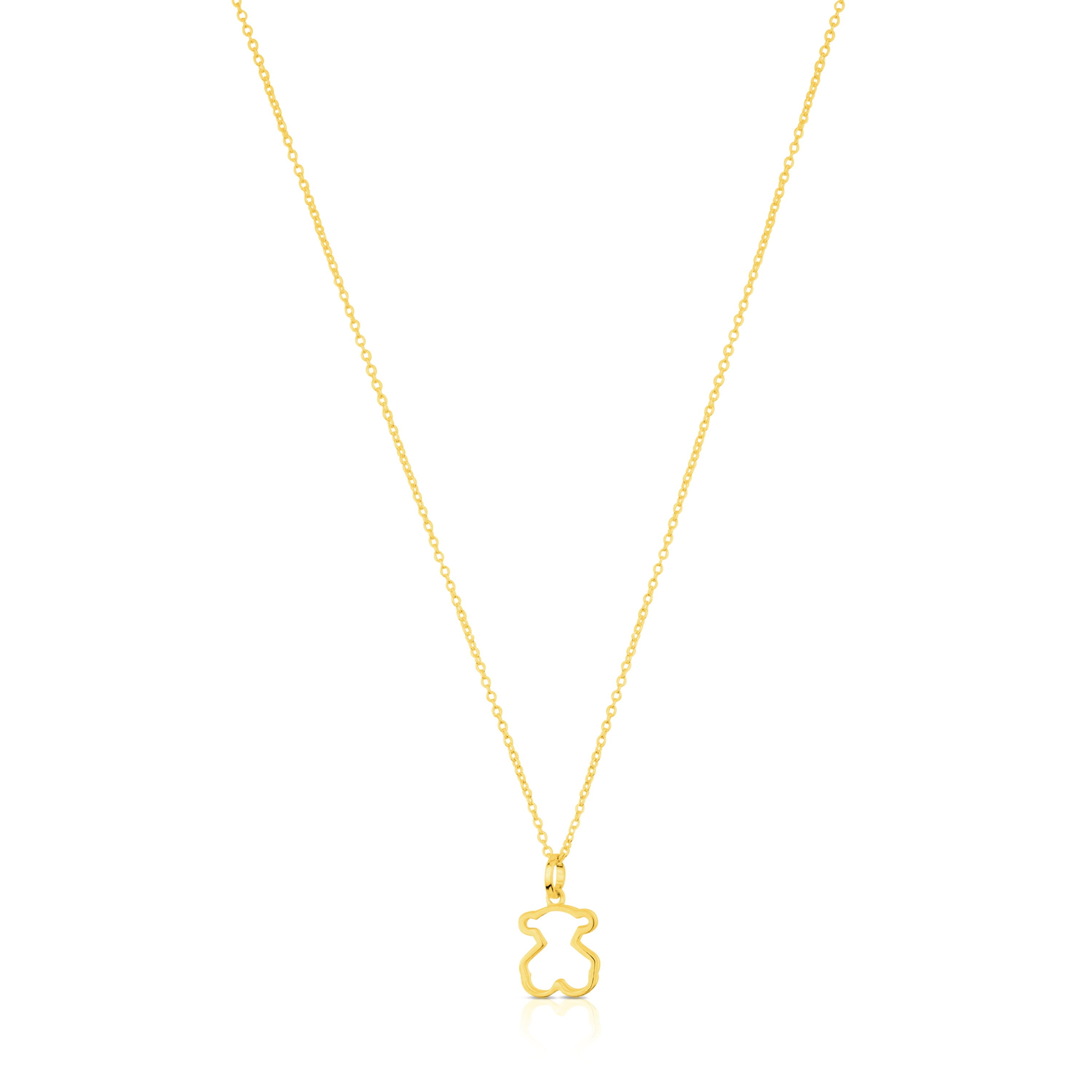 Collar con baño de oro 18 kt sobre plata Galaxy