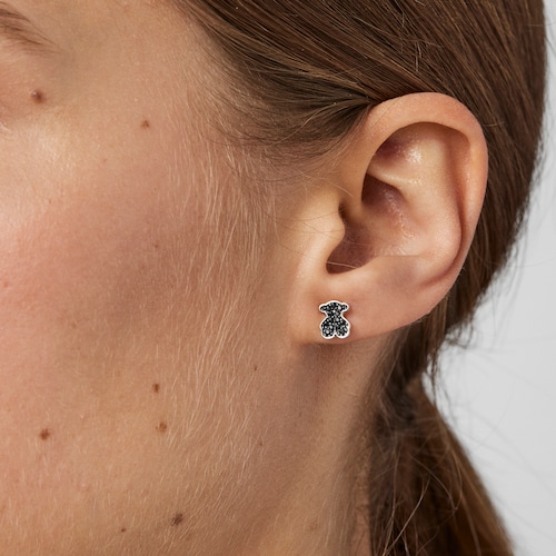Pendientes de plata con espinela Motif