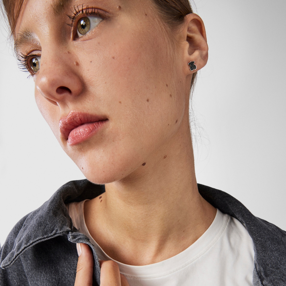 Pendientes de plata con espinela Motif