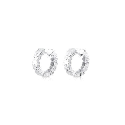 Pendientes aro de plata Puppies