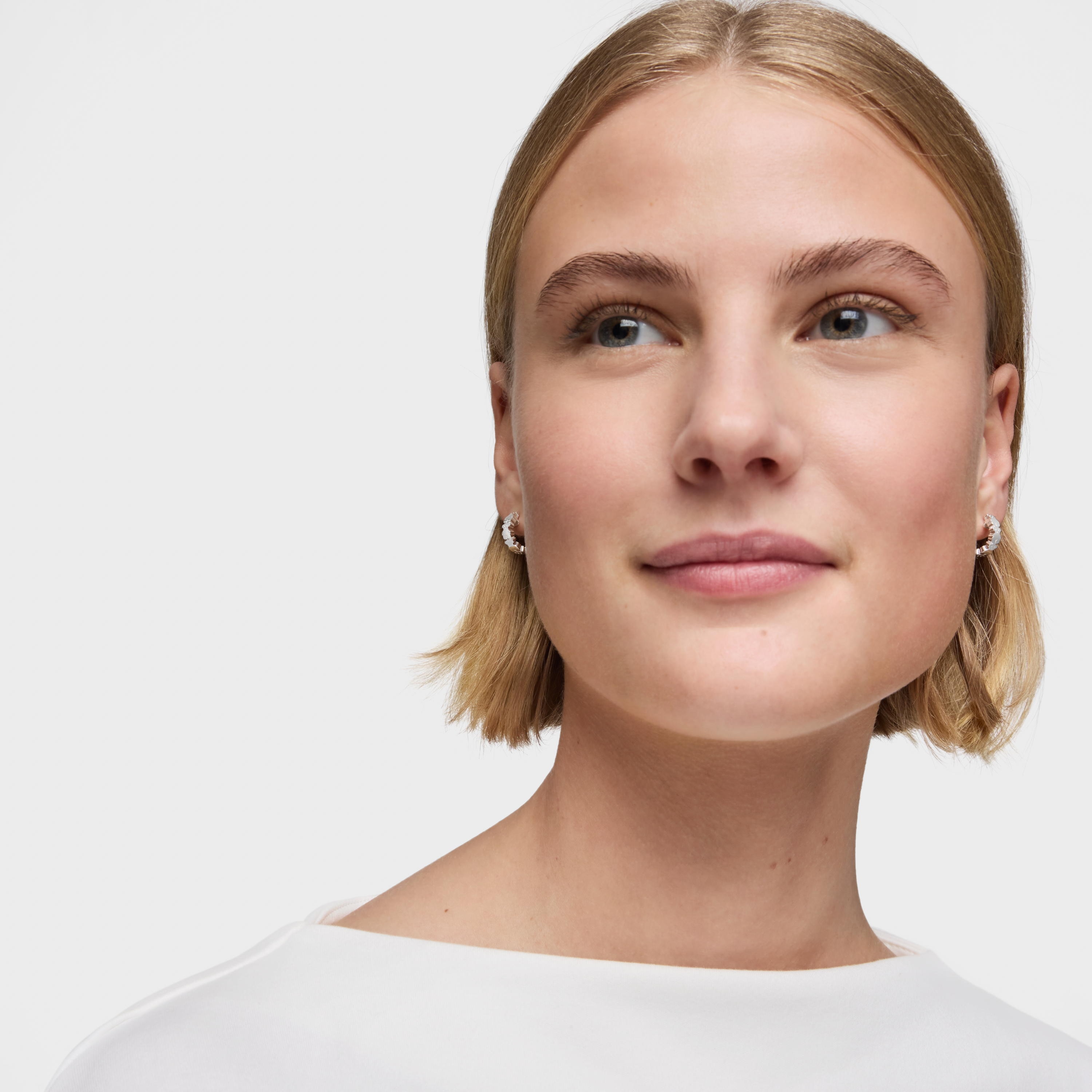 Silver TOUS Puppies hoop Earrings