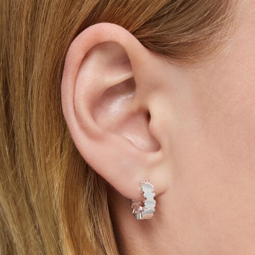Pendientes aro de plata Puppies