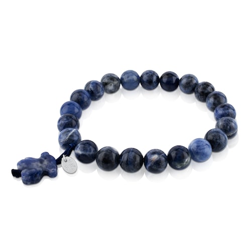 Pulsera de plata y sodalita TOUS Color