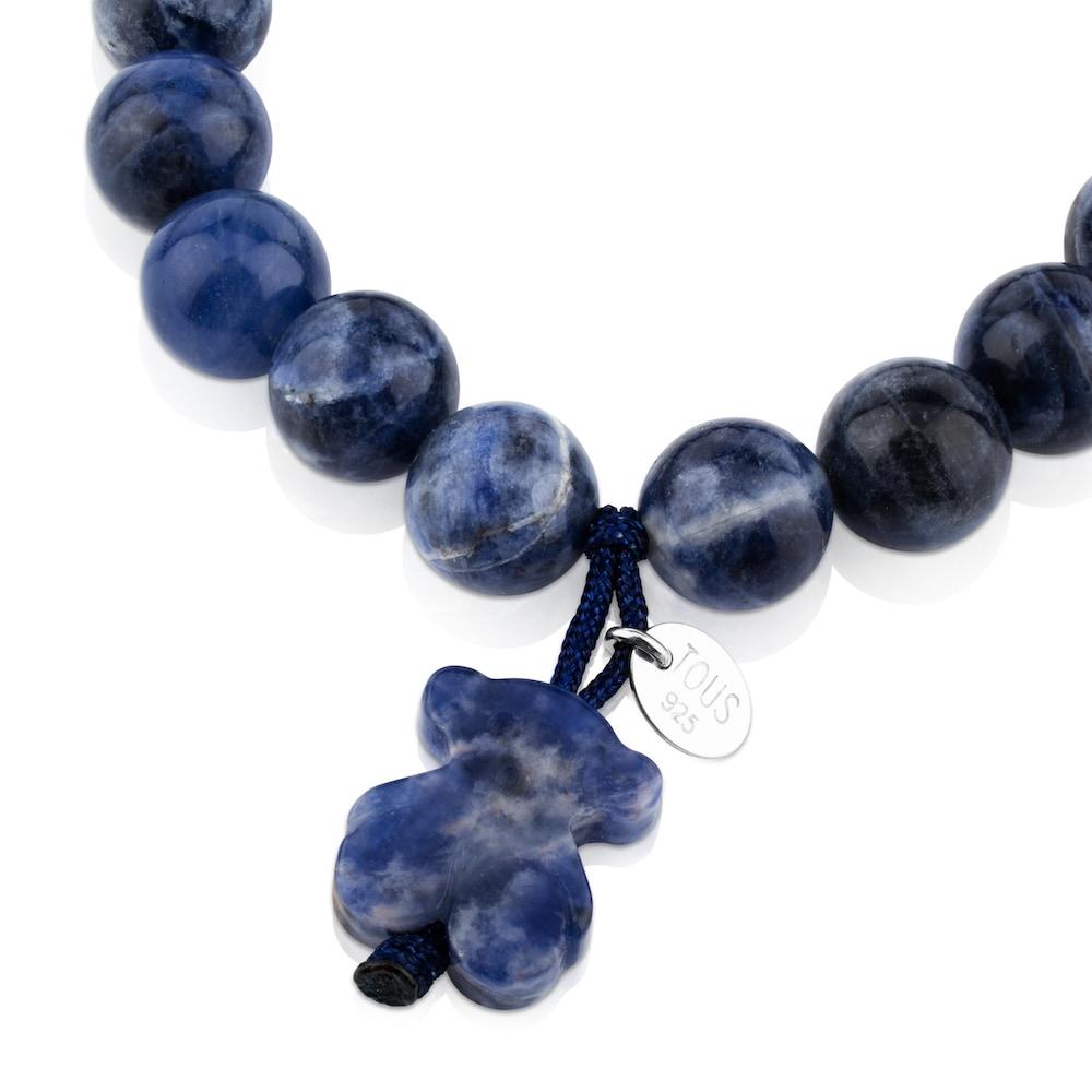 Pulsera de plata y sodalita TOUS Color