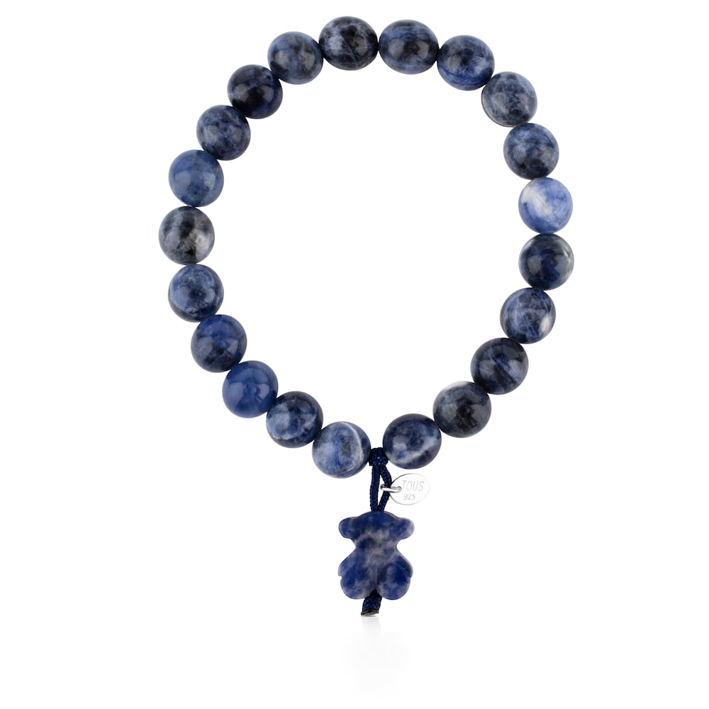 Pulsera de plata y sodalita TOUS Color