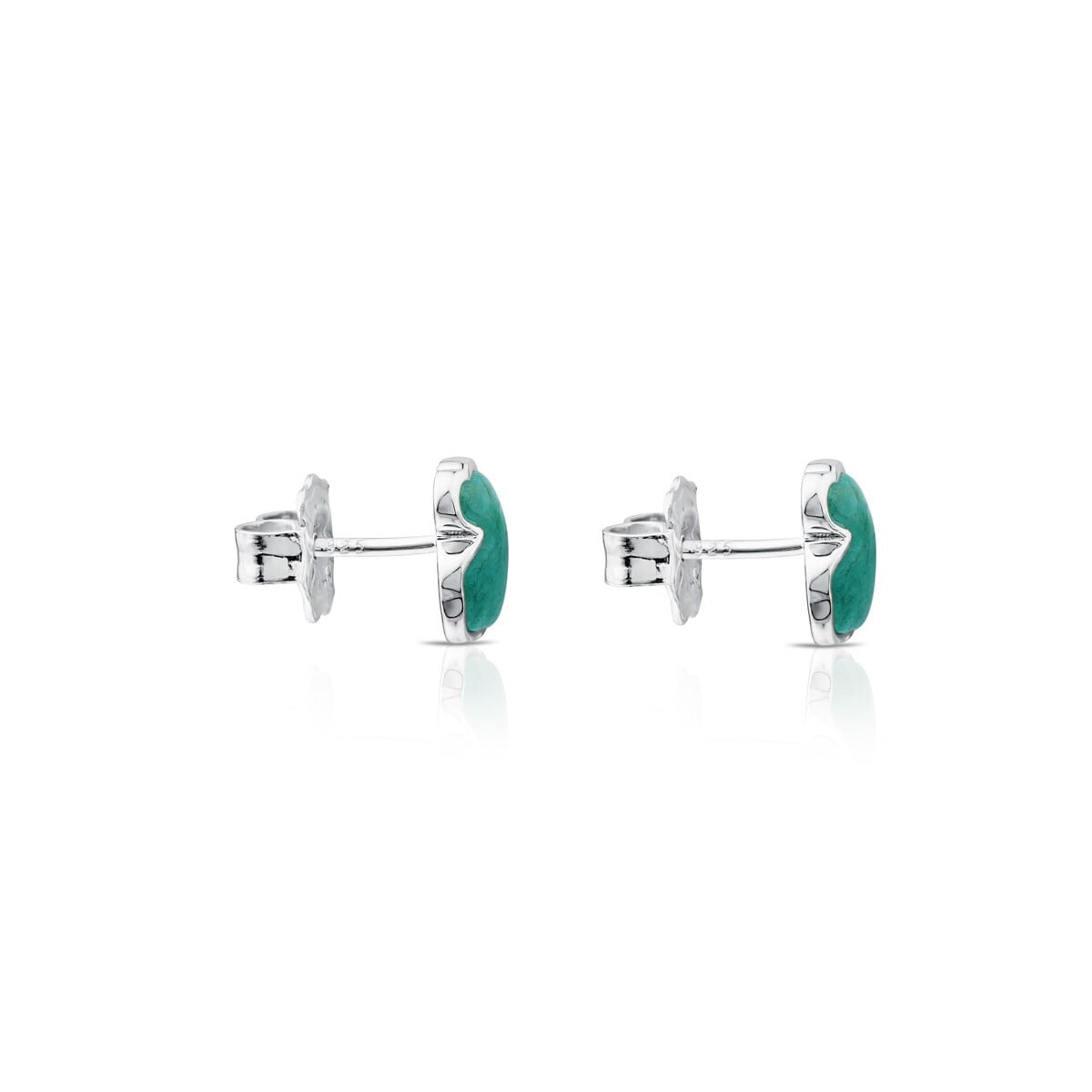 Pendientes de plata con amazonita New Color image number 1