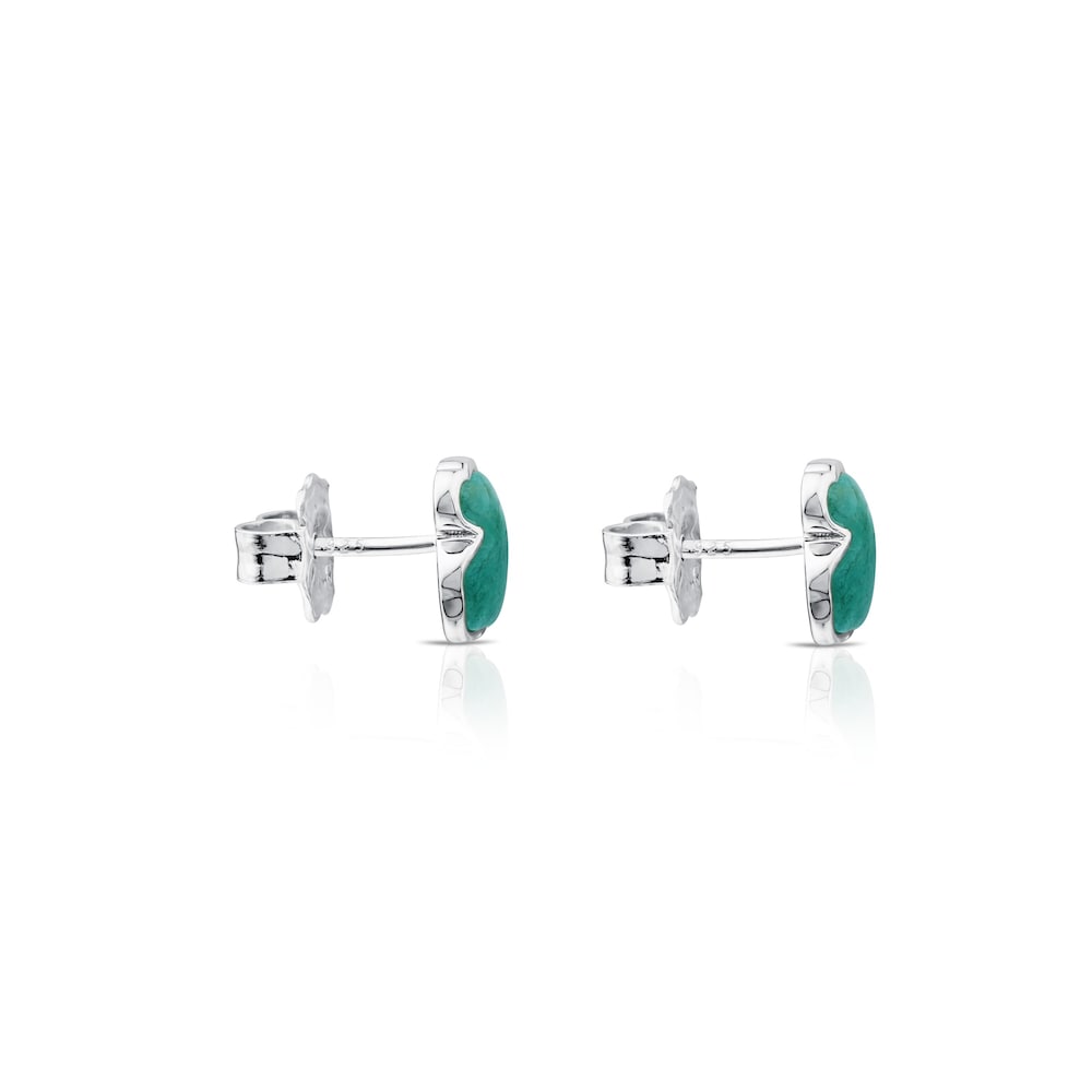 Pendientes de plata con amazonita New Color image number 1