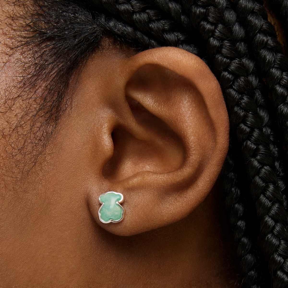 Pendientes de plata con amazonita New Color image number 7