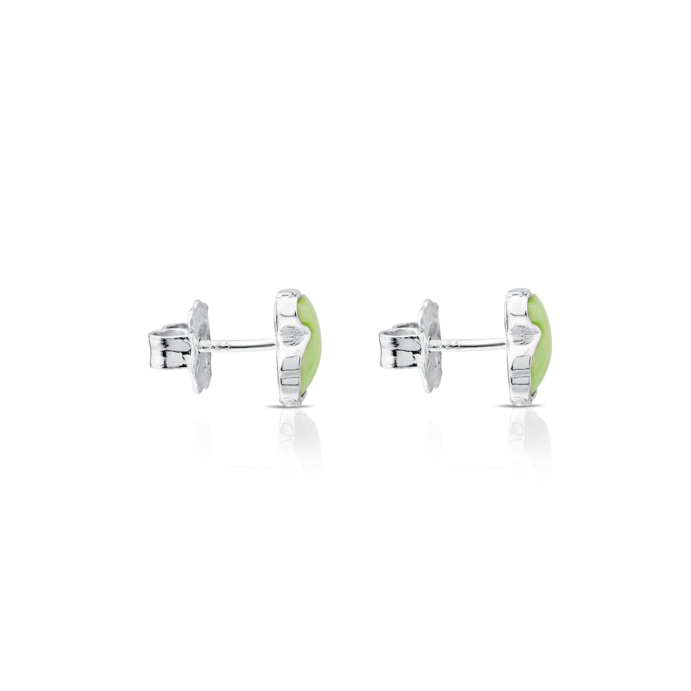 Pendientes New Color de Plata con Gaspeita Pendientes New Color de Plata con Gaspeita