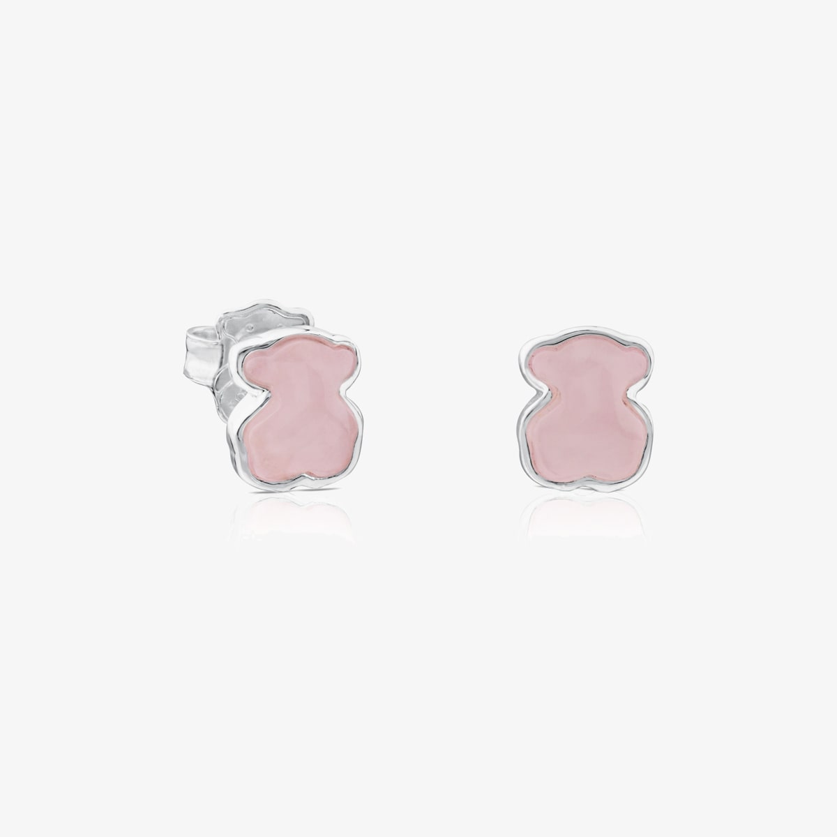 Tous - Pendientes De Plata Con Cuarzo New Color - Rosa