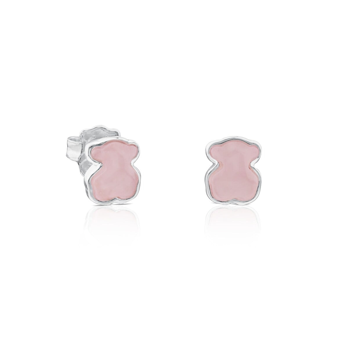 Silver New Color Earrings with Quartz