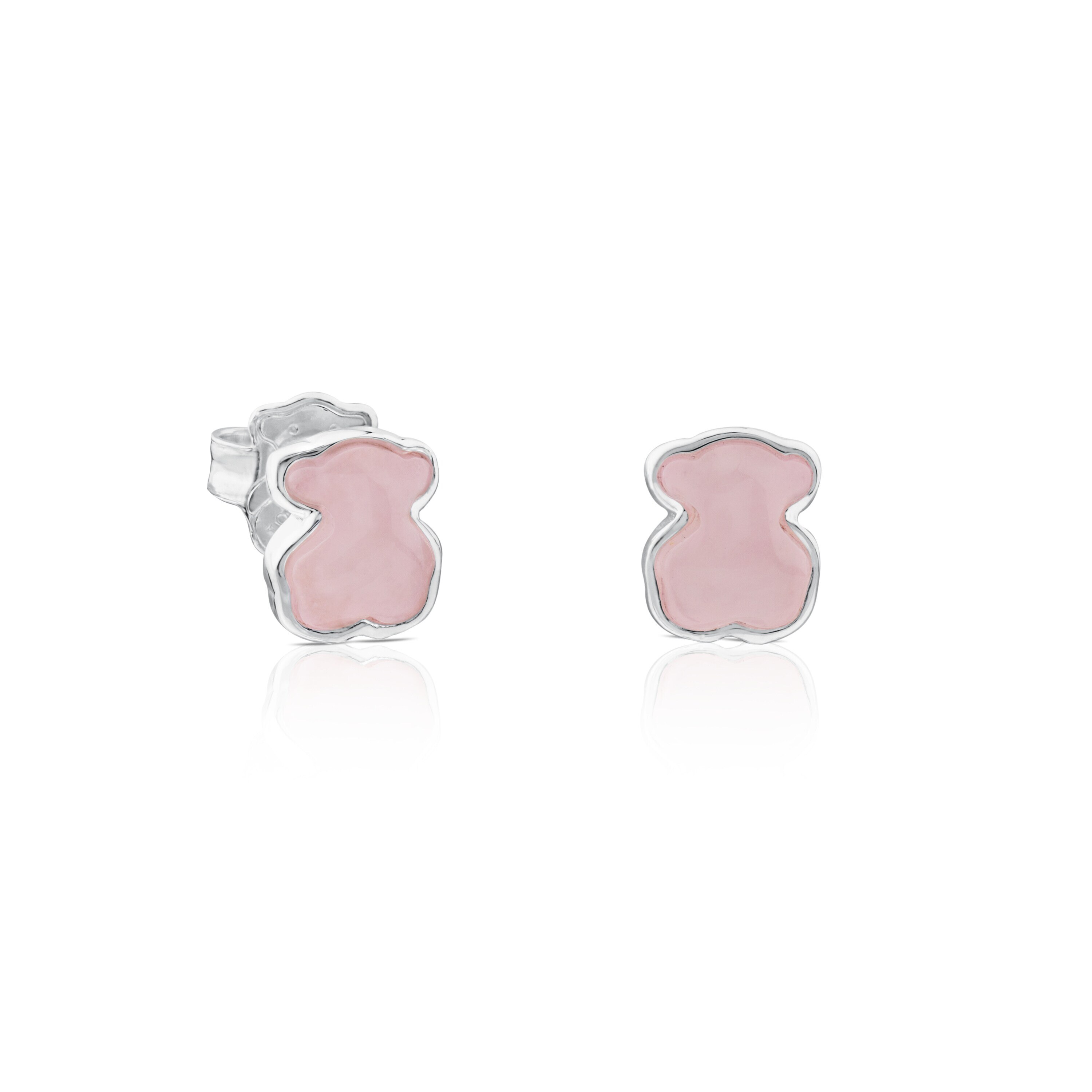 Silver New Color Earrings with Quartz