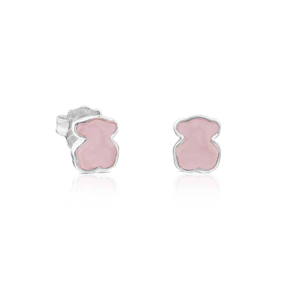 Pendientes de plata con cuarzo New Color image number 0