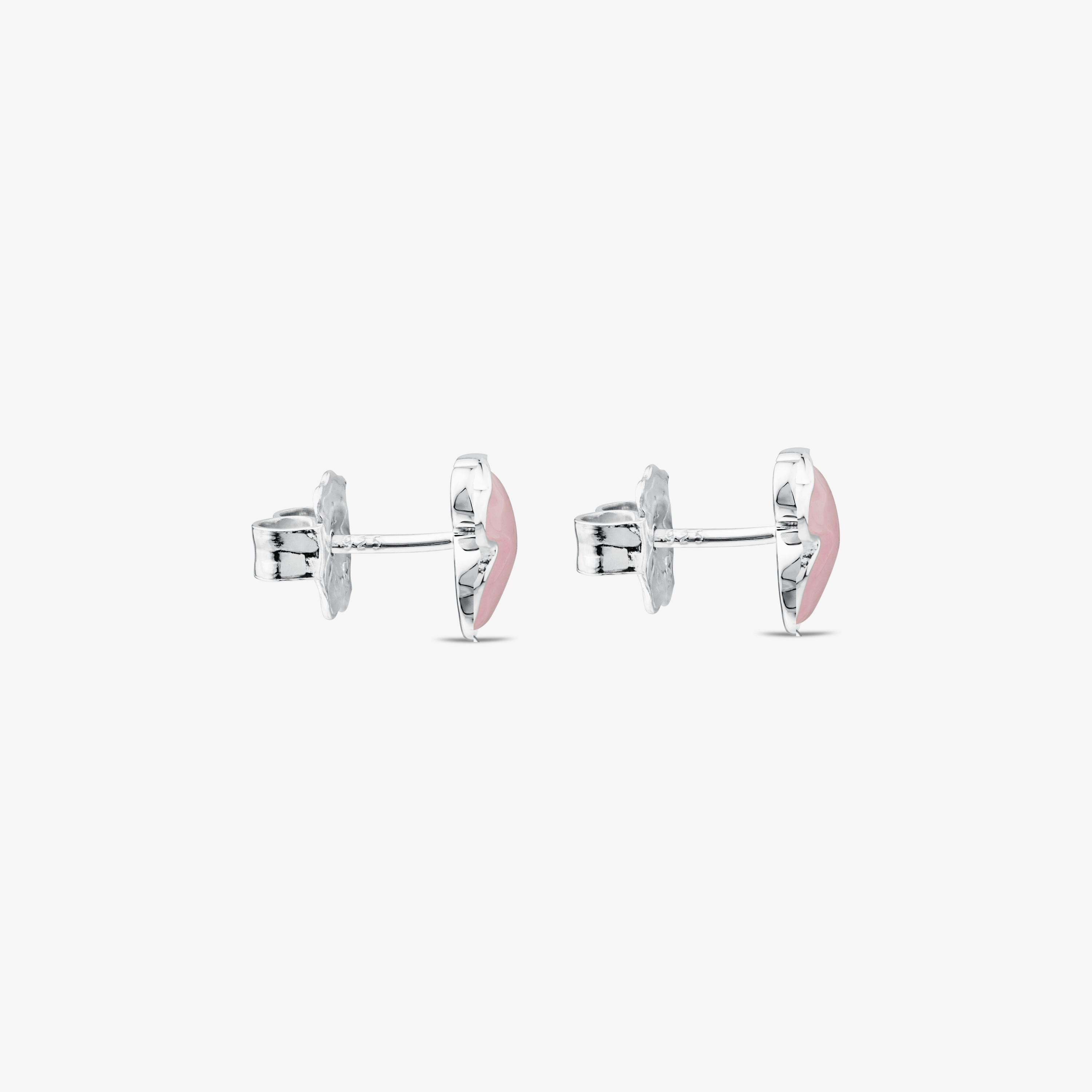 Silver New Color Earrings with Quartz