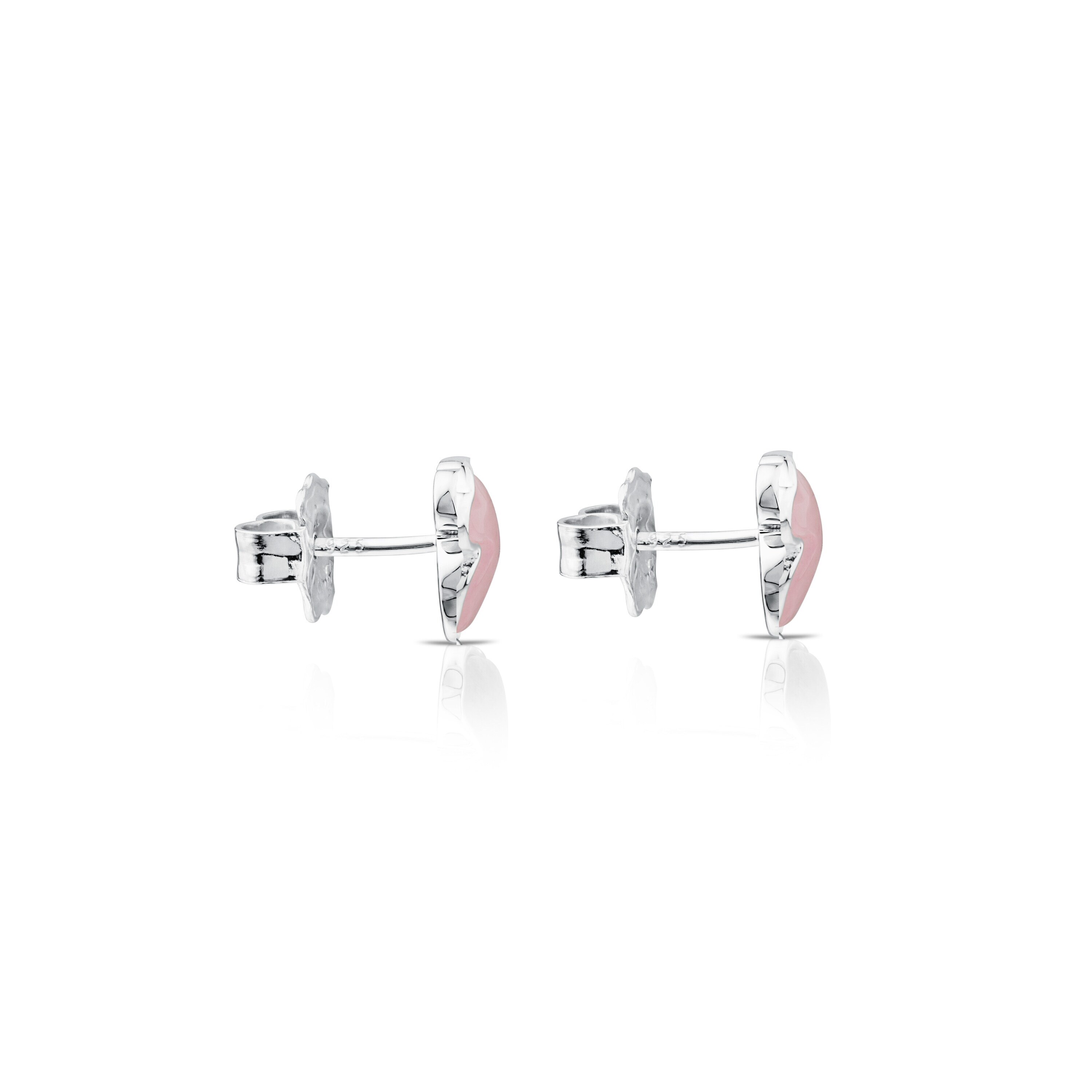 Silver New Color Earrings with Quartz