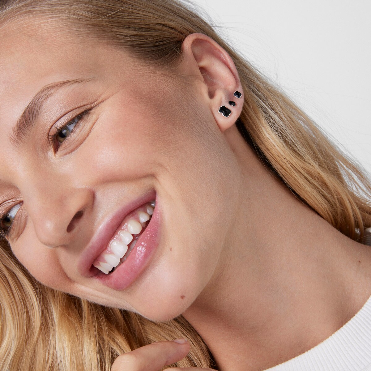 Silver New Color Earrings