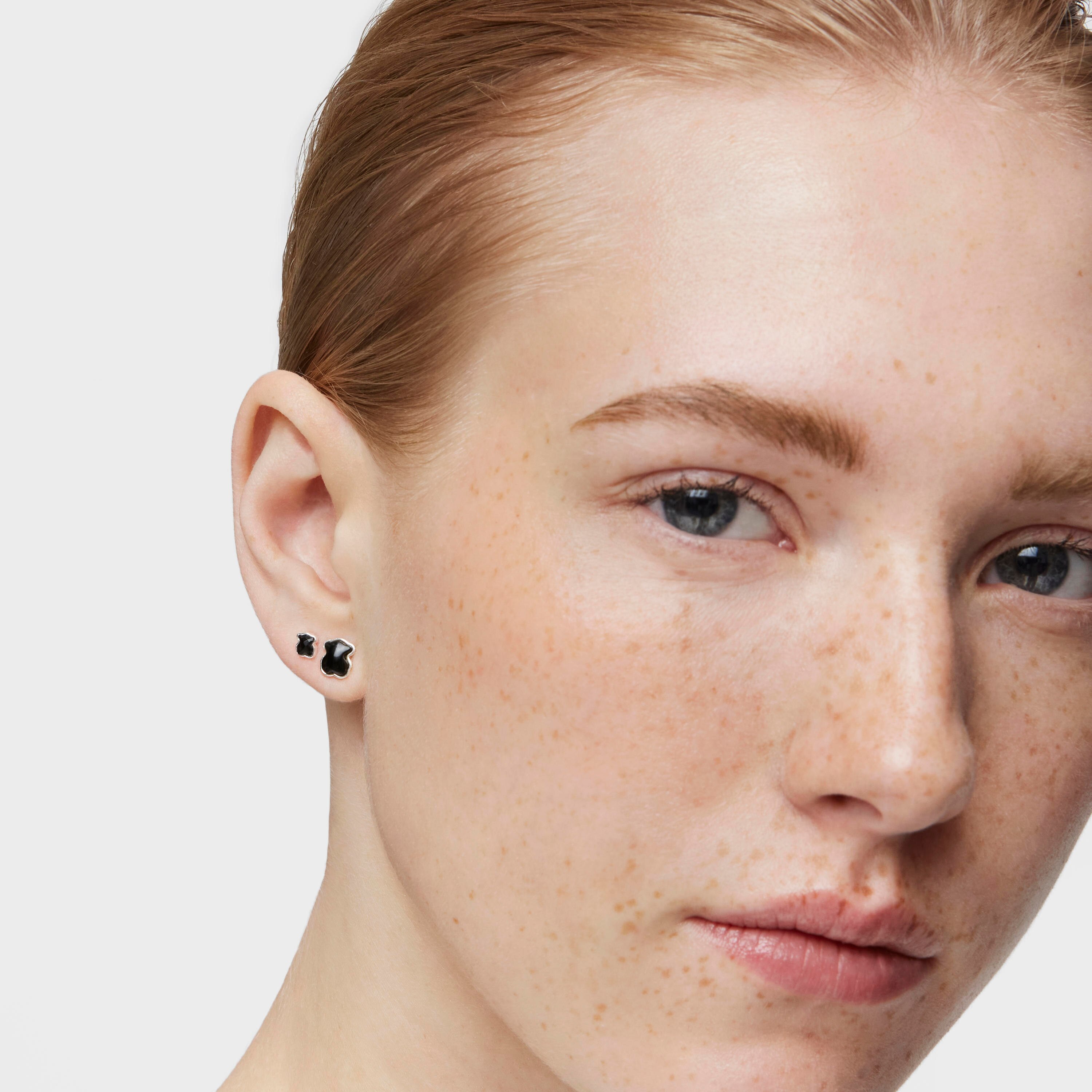 Silver New Color Earrings