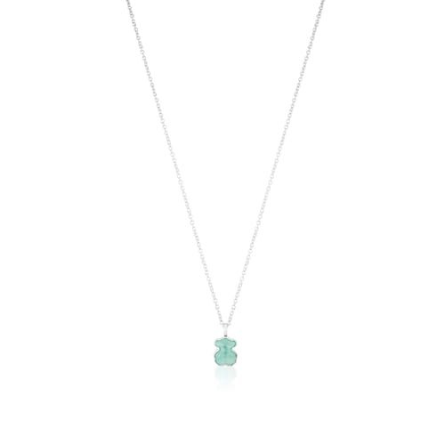 Collar de plata con amazonita New Color