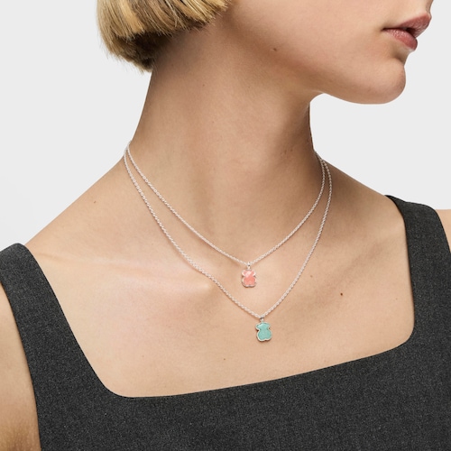 Collar de plata con amazonita New Color