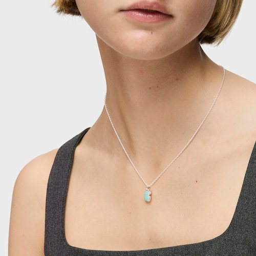 Collar de plata con amazonita New Color