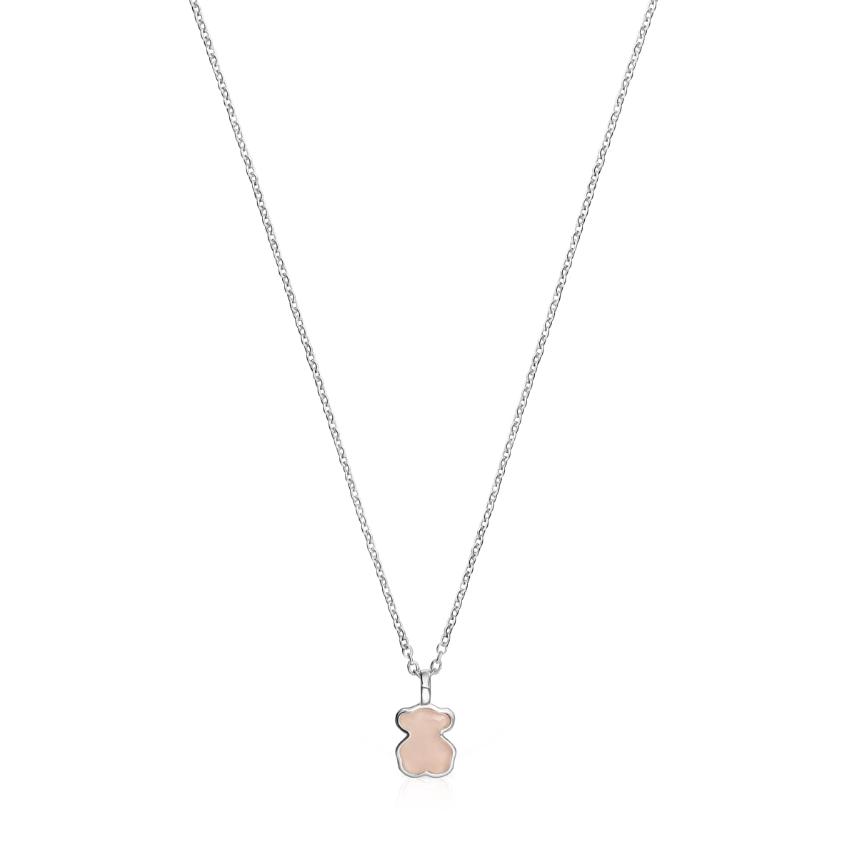 Silver New Color Necklace with Quartz
