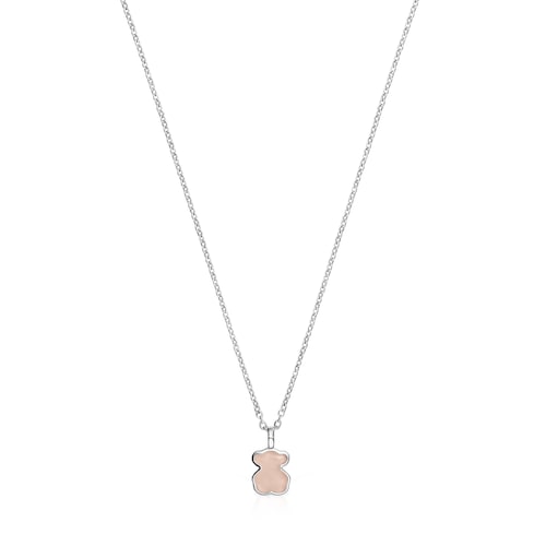Collar de plata con quars New Color