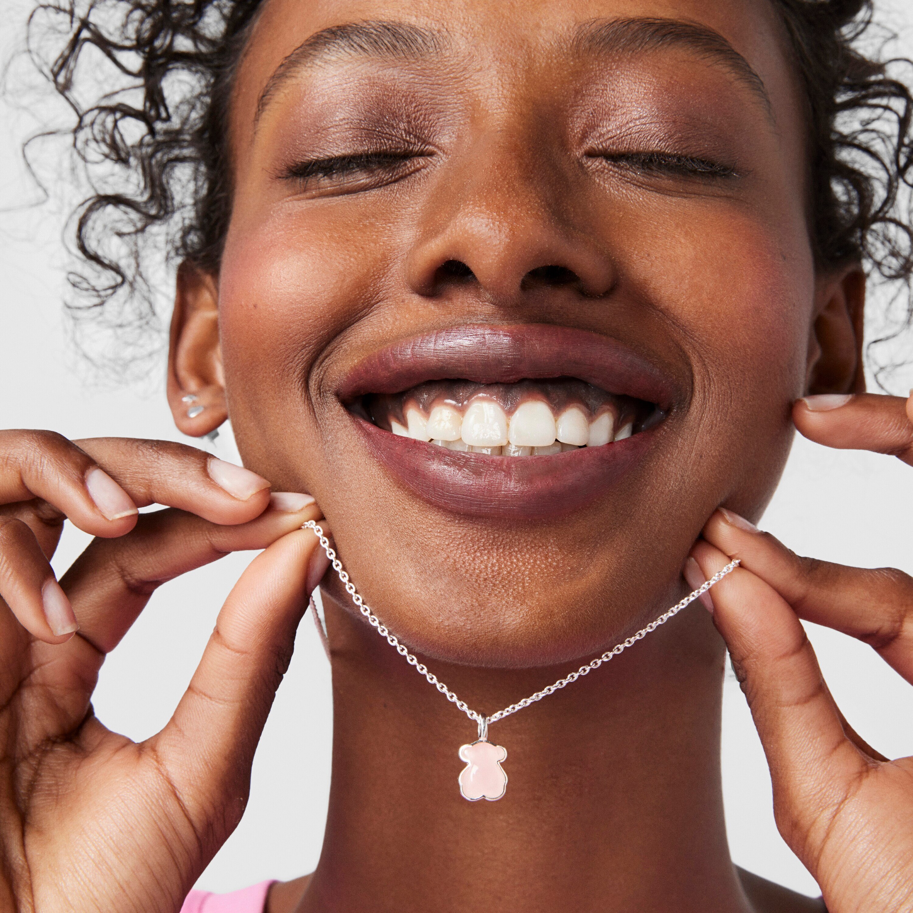 Silver New Color Necklace with Quartz