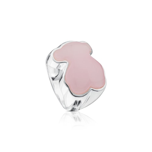 Silver New Color ring with Quartzite