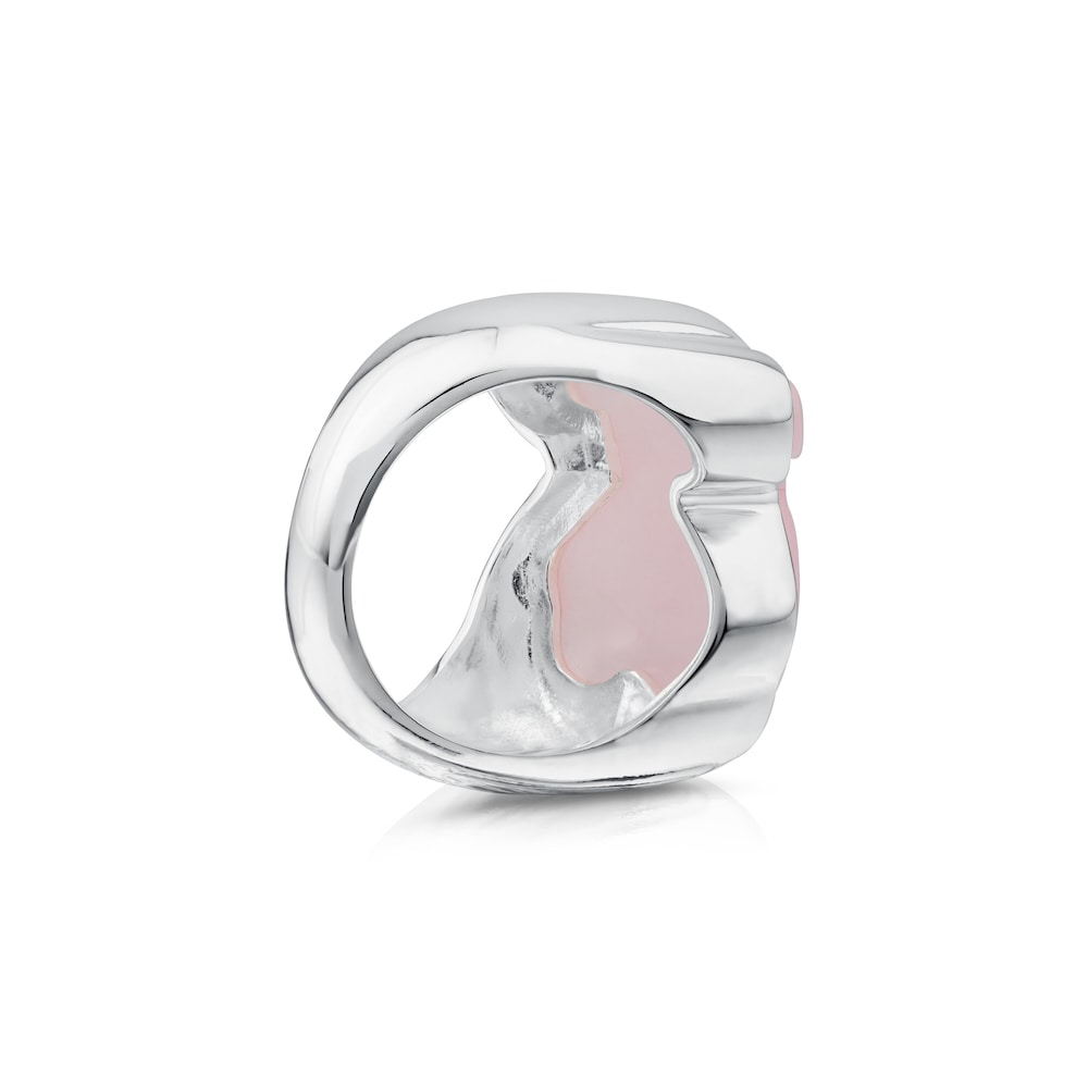 Anillo New Color de Plata con Cuarcita