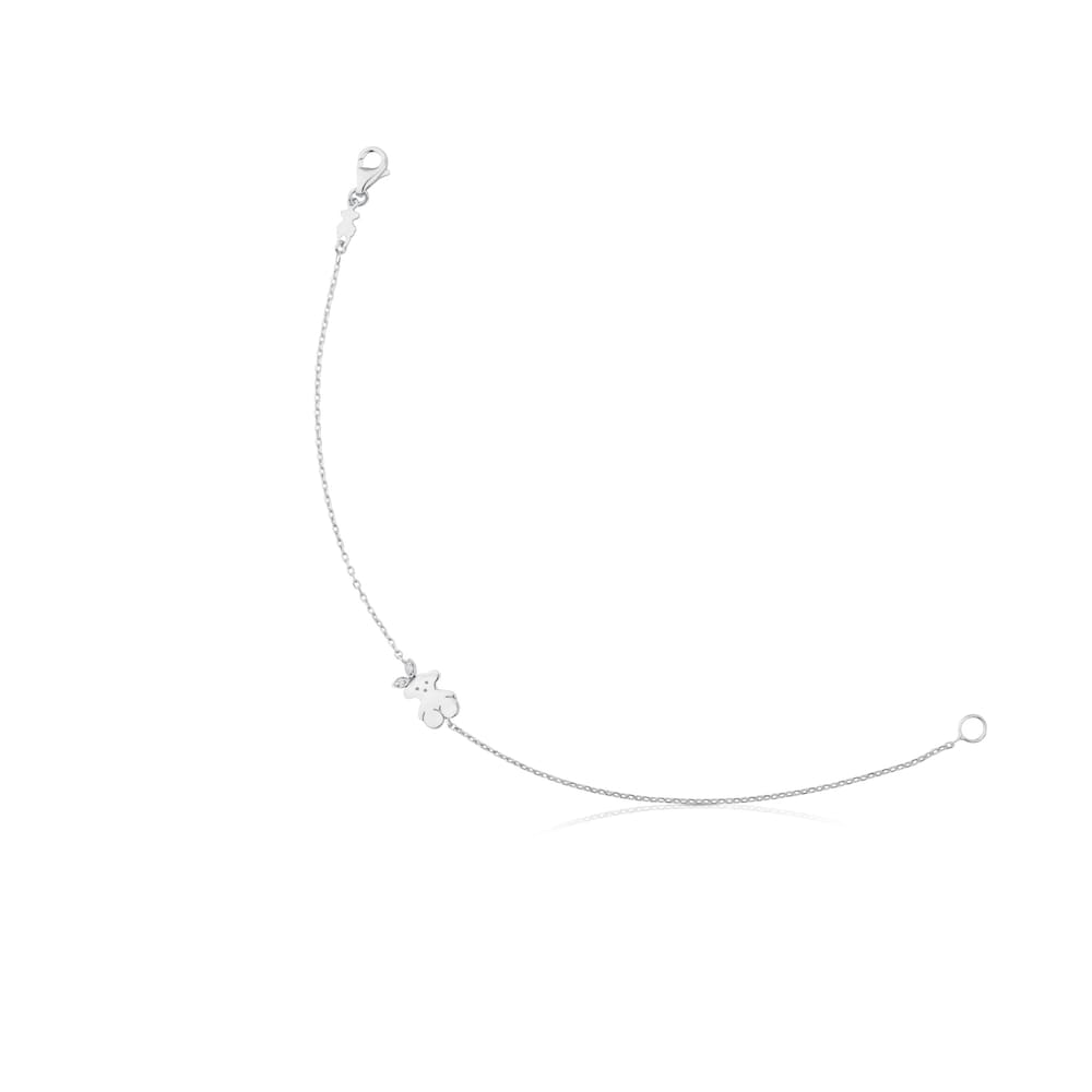 Pulsera Twist de Oro blanco image number 0