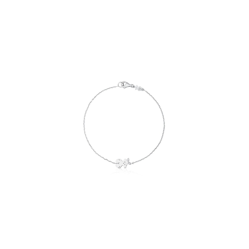 Pulsera Twist de Oro blanco image number 1