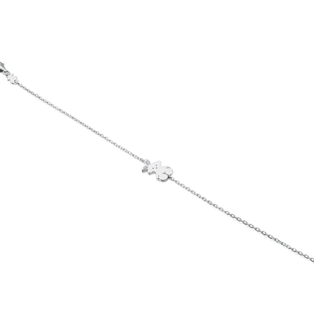 Pulsera Twist de Oro blanco image number 2