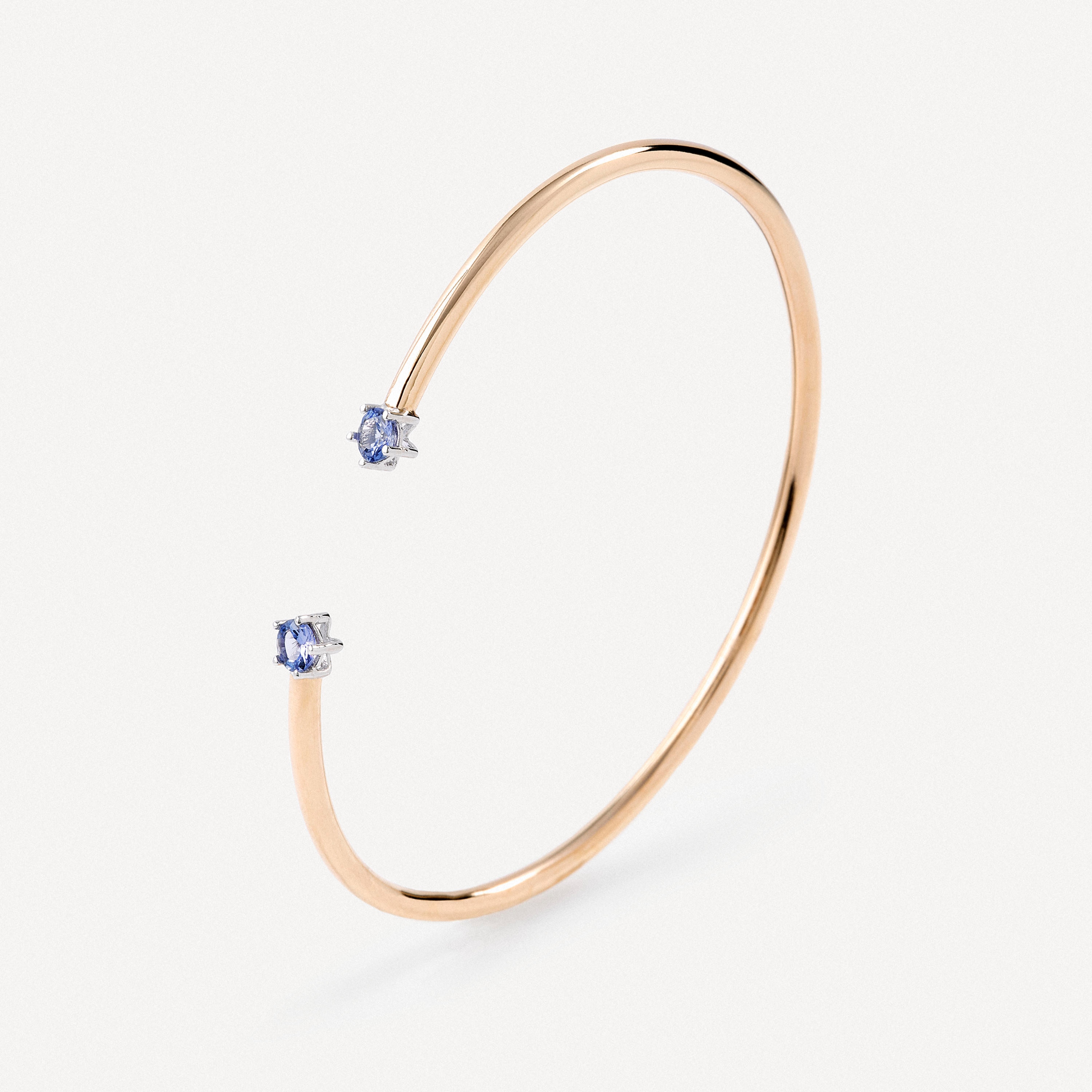 Rose gold Bangle with tanzanites TOUS ATELIER 24/7