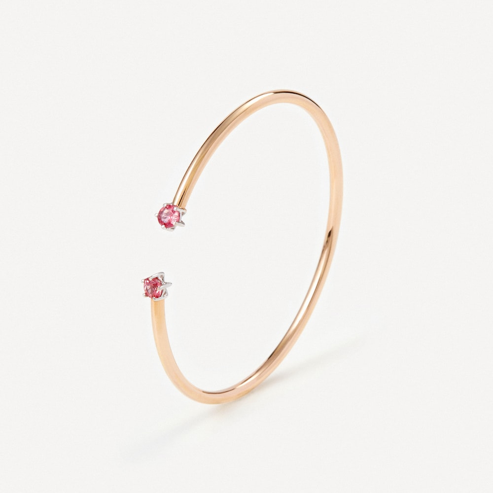 Bransoletka ze spinelami z r&oacute;żowego i białego złota TOUS ATELIER