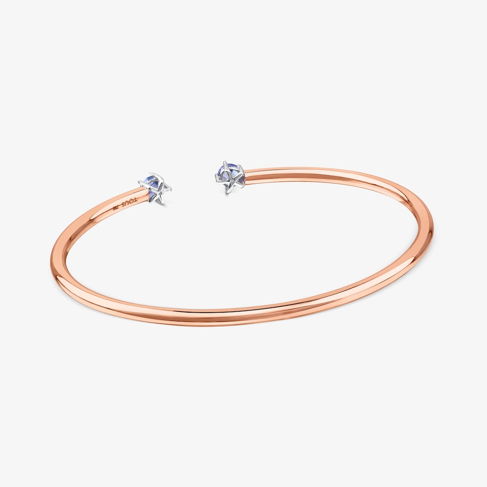 Bransoletka ze spinelami z r&oacute;żowego i białego złota TOUS ATELIER