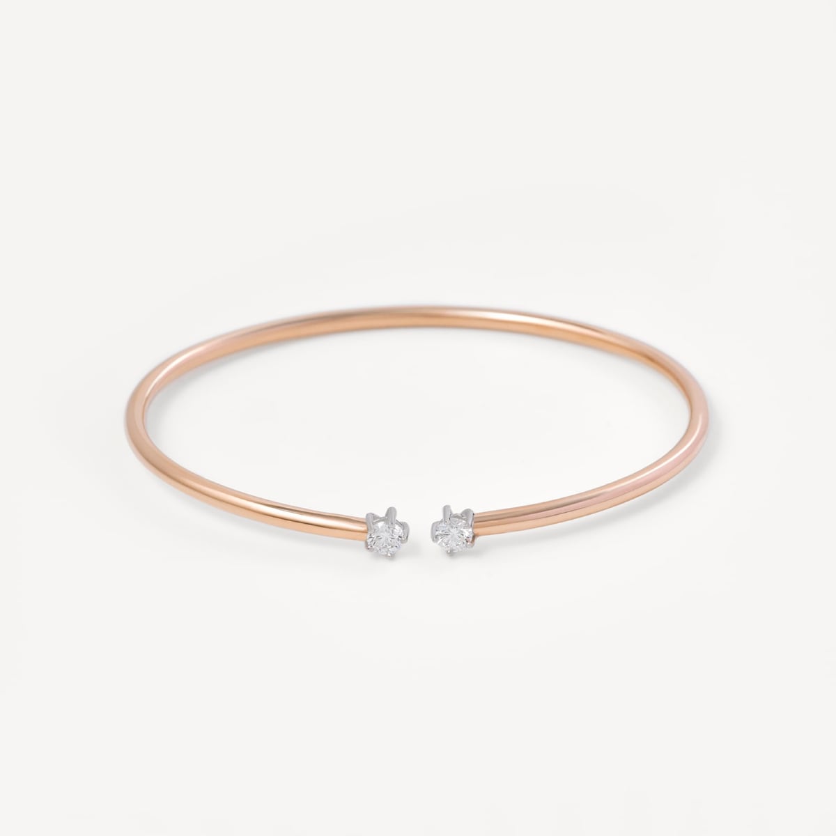 Tous - Esclava Atelier 24/7 De Oro Rosa Con Diamantes - Transparente