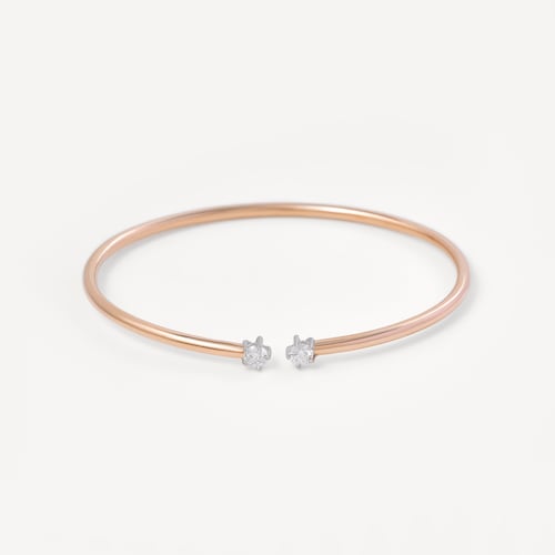 Rose gold Bangle with Diamonds TOUS ATELIER 24-7