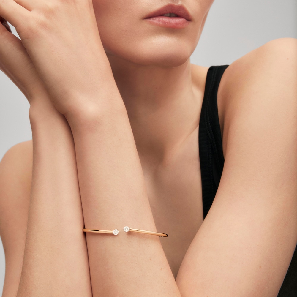 Esclava ATELIER 24/7 de oro rosa con diamantes