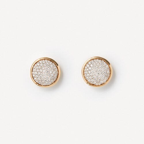 Pendientes de oro y oro blanco con diamantes TOUS ATELIER