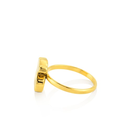 Gold Tous Sweet Dolls ring with bear motif