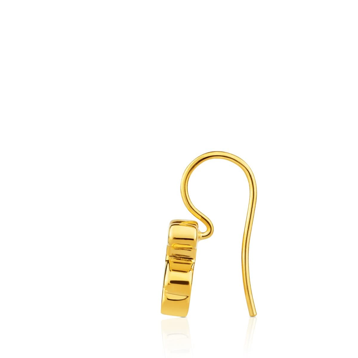 Gold Sweet Dolls Earrings with Bear motif Hook back