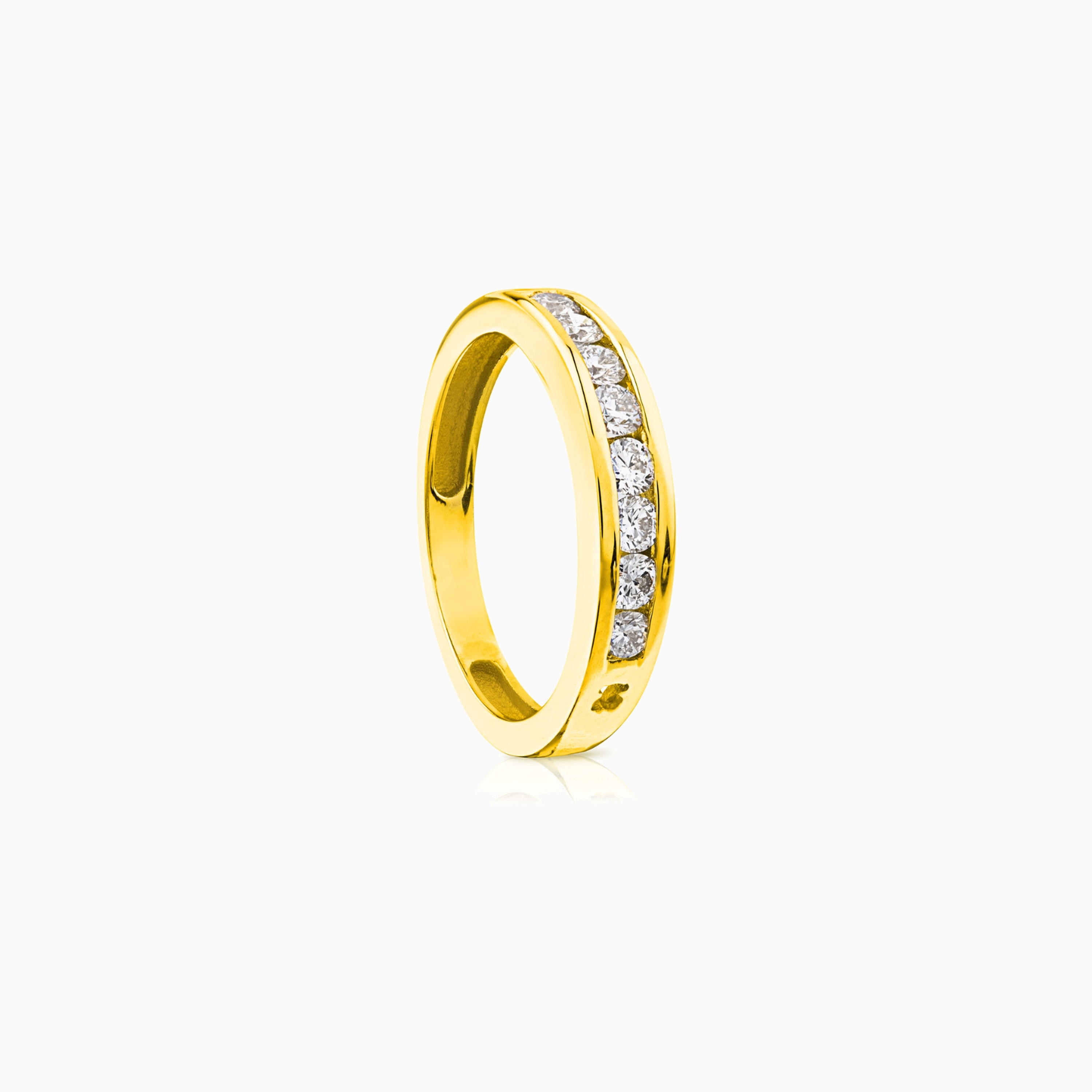 18K solid gold TOUS Diamond Ring with Diamonds
