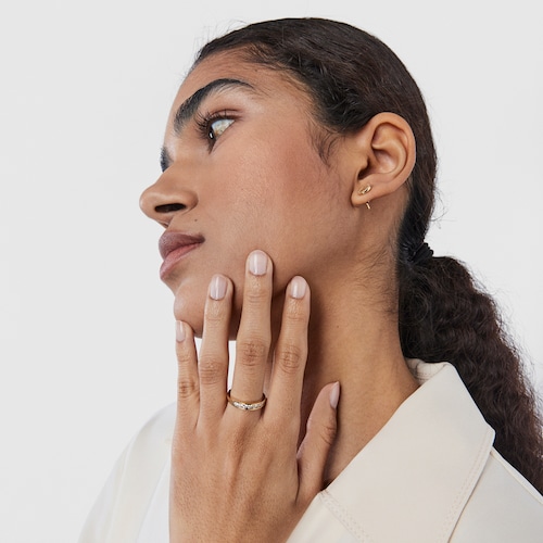 Gold TOUS Diamond Ring with Diamonds